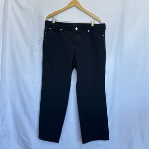 Escada Munich Women’s regular straight fit jeans black size 48 (US 14-18)